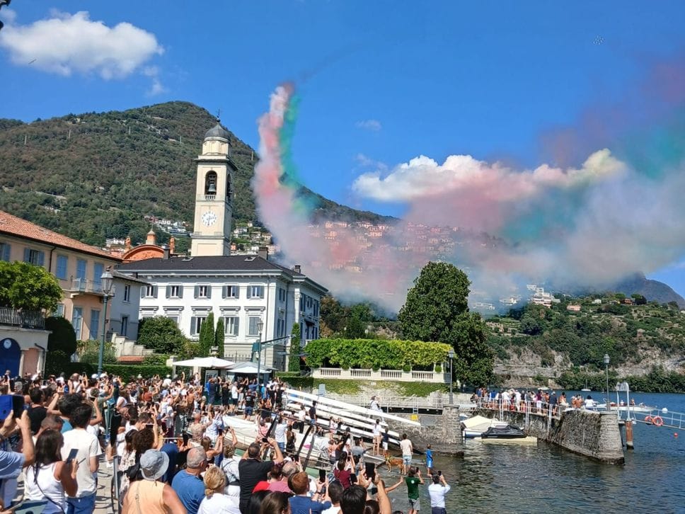 Frecce Tricolori a Cernobbio, foto e video 