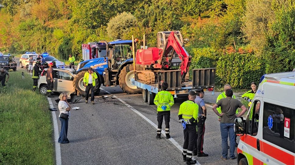 Scontro auto-trattore, il dolore della mamma: «Addio Pietro»
